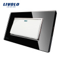 Hersteller Livolo White Crystal Panel-Schalter US-Wipptaster VL-C3K1S-81 1 Gang 2 Way